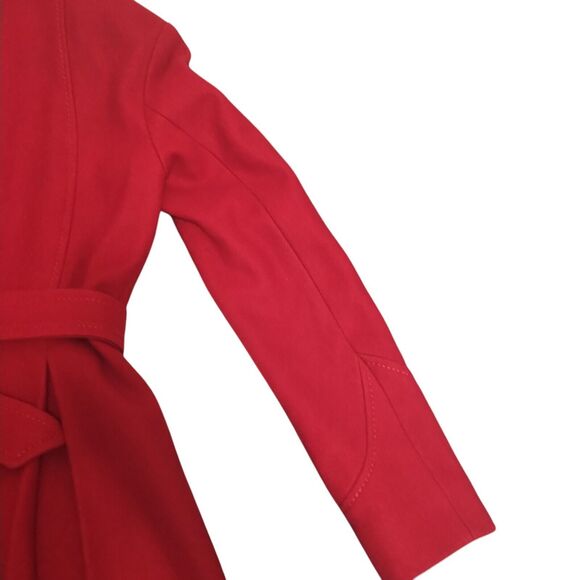 M60 MISS SIXTY Burgundy Pea Coat, 60% Wool / 30% Poly / 10% Rayon, Extra Small - Picture 9 of 16